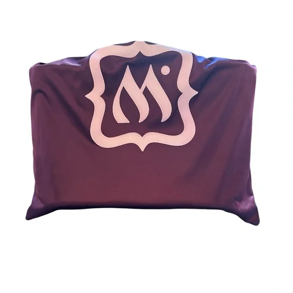 Elegant Red Hand Embossed Handbag Mauzari - Picture 8 of 10